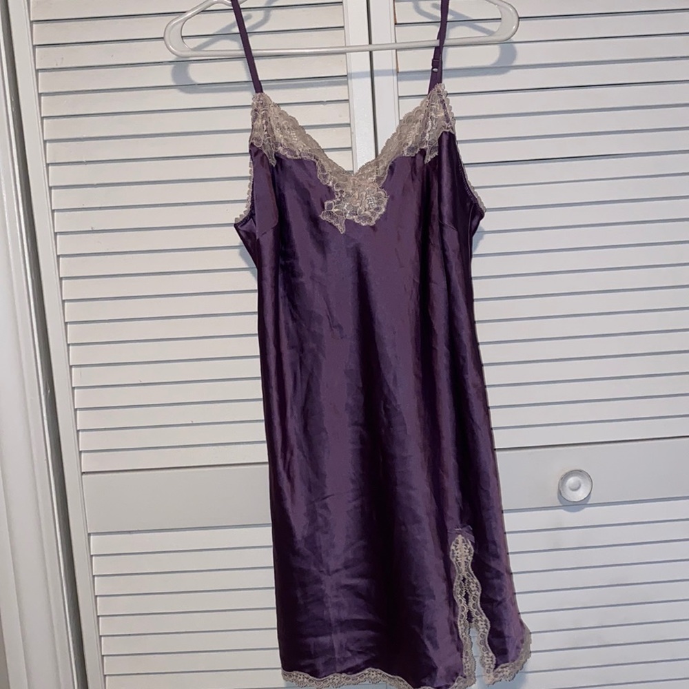Satin Purple Victoria Secret Slip Dress